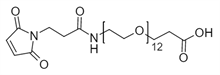 Picture of Maleimide-NH-PEG<sub>12</sub>-CH<sub>2</sub>CH<sub>2</sub>COOH