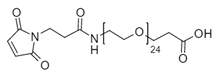Picture of Maleimide-NH-PEG<sub>24</sub>-CH<sub>2</sub>CH<sub>2</sub>COOH