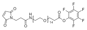 Picture of Maleimide-NH-PEG<sub>14</sub>-CH<sub>2</sub>CH<sub>2</sub>PFP Ester