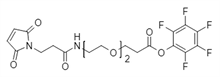 Picture of Maleimide-NH-PEG<sub>2</sub>-CH<sub>2</sub>CH<sub>2</sub>COOPFP Ester