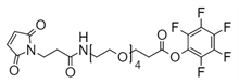 Picture of Maleimide-NH-PEG<sub>4</sub>-CH<sub>2</sub>CH<sub>2</sub>COOPFP Ester