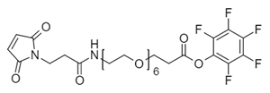 Picture of Maleimide-NH-PEG<sub>6</sub>-CH<sub>2</sub>CH<sub>2</sub>COOPFP Ester