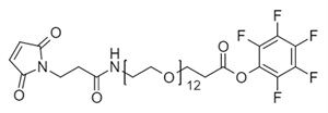 Picture of Maleimide-NH-PEG<sub>12</sub>-CH<sub>2</sub>CH<sub>2</sub>COOPFP Ester