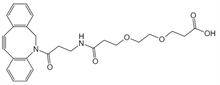Picture of DBCO-NH-PEG<sub>1</sub>-CH<sub>2</sub>CH<sub>2</sub>COOH