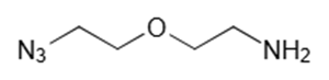 Picture of N<sub>3</sub>-PEG<sub>1</sub>-CH<sub>2</sub>CH<sub>2</sub>NH<sub>2</sub>