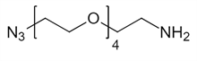 Picture of N<sub>3</sub>-PEG<sub>4</sub>-CH<sub>2</sub>CH<sub>2</sub>NH<sub>2</sub>