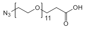 Picture of N<sub>3</sub>-PEG<sub>11</sub>-CH<sub>2</sub>CH<sub>2</sub>COOH