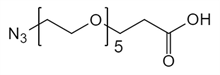 Picture of N<sub>3</sub>-PEG<sub>5</sub>-CH<sub>2</sub>CH<sub>2</sub>COOH