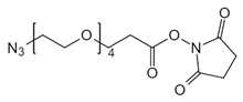 Picture of N<sub>3</sub>-PEG<sub>4</sub>-CH<sub>2</sub>CH<sub>2</sub>COONHS Ester