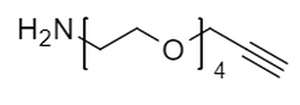 Picture of HC≡C-CH<sub>2</sub>-PEG<sub>4</sub>-NH<sub>2</sub>