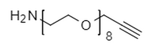 Picture of HC≡C-CH<sub>2</sub>-PEG<sub>8</sub>-NH<sub>2</sub>