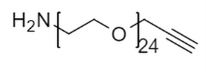 Picture of HC≡C-CH<sub>2</sub>-PEG<sub>24</sub>-NH<sub>2</sub>