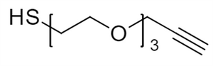 Picture of HC≡C-CH<sub>2</sub>-PEG<sub>3</sub>-SH