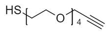 Picture of HC≡C-CH<sub>2</sub>-PEG<sub>4</sub>-SH