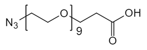 Picture of N<sub>3</sub>-PEG<sub>9</sub>-CH<sub>2</sub>CH<sub>2</sub>COOH