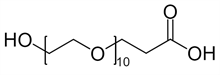 Picture of HO-PEG<sub>10</sub>-CH<sub>2</sub>CH<sub>2</sub>COOH