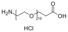 Picture of H<sub>2</sub>N-PEG<sub>16</sub>-CH<sub>2</sub>CH<sub>2</sub>COOH