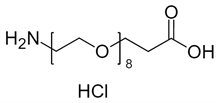 Picture of H<sub>2</sub>N-PEG<sub>8</sub>-CH<sub>2</sub>CH<sub>2</sub>COOH