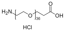 Picture of H<sub>2</sub>N-PEG<sub>36</sub>-CH<sub>2</sub>CH<sub>2</sub>COOH