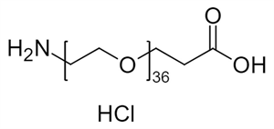 Picture of H<sub>2</sub>N-PEG<sub>36</sub>-CH<sub>2</sub>CH<sub>2</sub>COOH