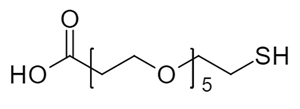 Picture of HS-PEG<sub>5</sub>-CH<sub>2</sub>CH<sub>2</sub>COOH
