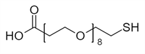 Picture of HS-PEG<sub>8</sub>-CH<sub>2</sub>CH<sub>2</sub>COOH