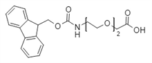 Picture of Fmoc-NH-PEG<sub>2</sub>-CH<sub>2</sub>COOH