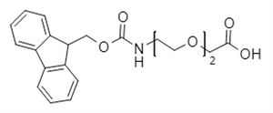 Picture of Fmoc-NH-PEG<sub>2</sub>-CH<sub>2</sub>COOH
