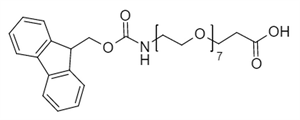 Picture of Fmoc-NH-PEG<sub>7</sub>-CH<sub>2</sub>CH<sub>2</sub>COOH