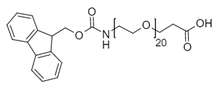 Picture of Fmoc-NH-PEG<sub>20</sub>-CH<sub>2</sub>CH<sub>2</sub>COOH