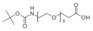 Picture of Boc-NH-PEG<sub>5</sub>-CH<sub>2</sub>CH<sub>2</sub>COOH