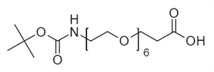 Picture of Boc-NH-PEG<sub>6</sub>-CH<sub>2</sub>CH<sub>2</sub>COOH