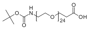 Picture of Boc-NH-PEG<sub>24</sub>-CH<sub>2</sub>CH<sub>2</sub>COOH