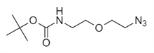 Picture of BocNH-PEG<sub>1</sub>-CH<sub>2</sub>CH<sub>2</sub>N<sub>3</sub>