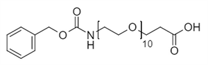 Picture of CBZ-NH-PEG<sub>10</sub>-CH<sub>2</sub>CH<sub>2</sub>COOH