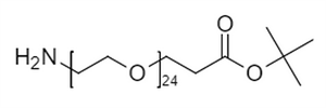 Picture of H<sub>2</sub>N-PEG<sub>24</sub>-CH<sub>2</sub>CH<sub>2</sub>COO<sup>t</sup>Bu