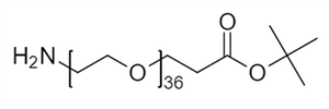 Picture of H<sub>2</sub>N-PEG<sub>36</sub>-CH<sub>2</sub>CH<sub>2</sub>COO<sup>t</sup>Bu