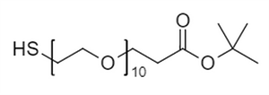 Picture of HS-PEG<sub>10</sub>-CH<sub>2</sub>CH<sub>2</sub>COO<sup>t</sup>Bu