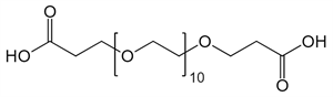 Picture of HOOCCH<sub>2</sub>CH<sub>2</sub>-PEG<sub>10</sub>-CH<sub>2</sub>CH<sub>2</sub>COOH