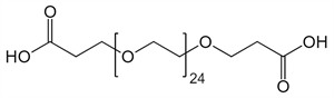 Picture of HOOCCH<sub>2</sub>CH<sub>2</sub>-PEG<sub>24</sub>-CH<sub>2</sub>CH<sub>2</sub>COOH