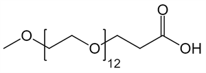 Picture of mPEG<sub>12</sub>-CH<sub>2</sub>CH<sub>2</sub>COOH