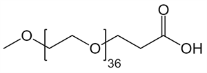 Picture of mPEG<sub>36</sub>-CH<sub>2</sub>CH<sub>2</sub>COOH