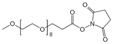 Picture of mPEG<sub>8</sub>-CH<sub>2</sub>CH<sub>2</sub>COONHS Ester