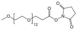 Picture of mPEG<sub>12</sub>-CH<sub>2</sub>CH<sub>2</sub>COONHS Ester