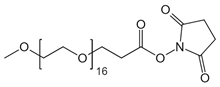 Picture of mPEG<sub>16</sub>-CH<sub>2</sub>CH<sub>2</sub>COONHS Ester