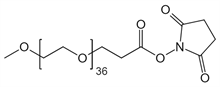 Picture of mPEG<sub>36</sub>-CH<sub>2</sub>CH<sub>2</sub>COONHS Ester