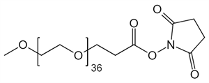 Picture of mPEG<sub>36</sub>-CH<sub>2</sub>CH<sub>2</sub>COONHS Ester