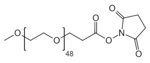 Picture of mPEG<sub>48</sub>-CH<sub>2</sub>CH<sub>2</sub>COONHS Ester